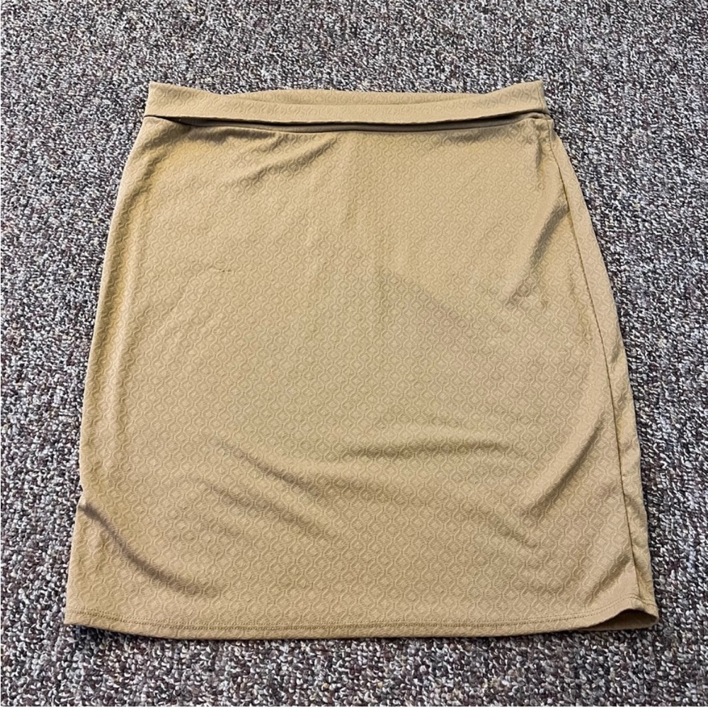LuLaRoe Cream Tan Pencil Skirt Casual